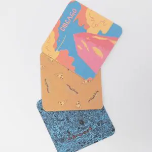 Chicago Square Coasters