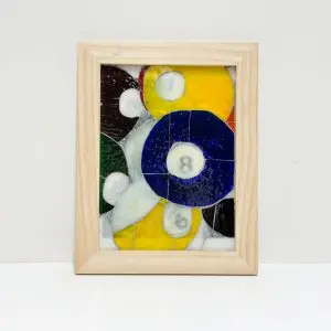 8-Ball Stained Glass