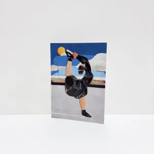 Figure Skater Holiday Greeting Card