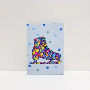Skate Holiday Greeting Card